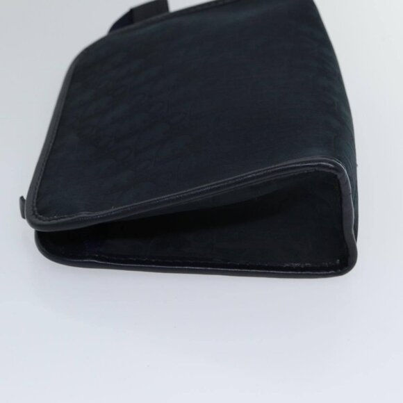 Christian Dior Trotter Canvas Clutch Bag Navy Auth - Picture 4 of 16